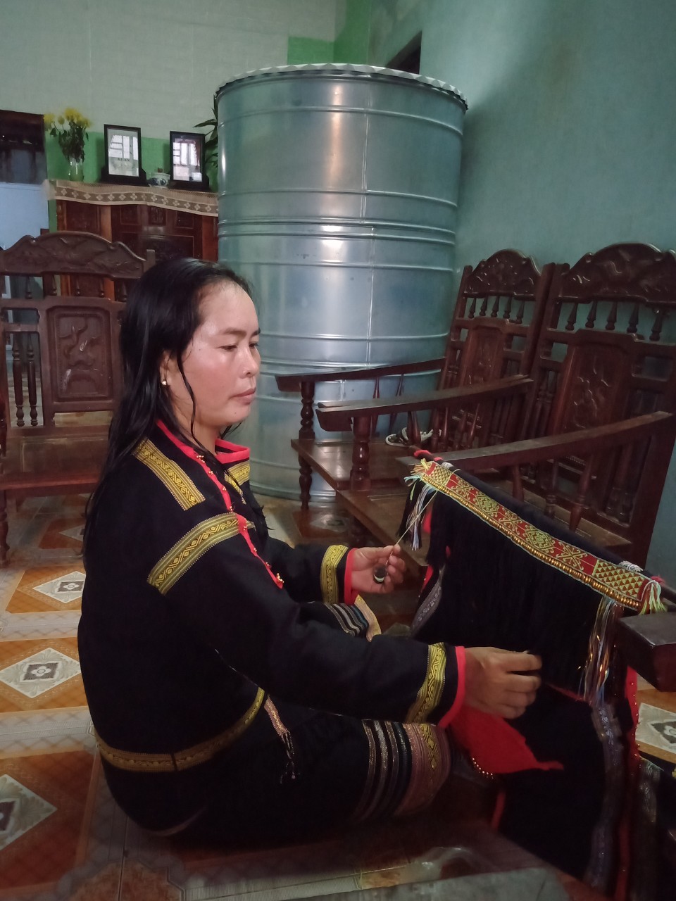 Lưu giữ hoa văn thổ cẩm